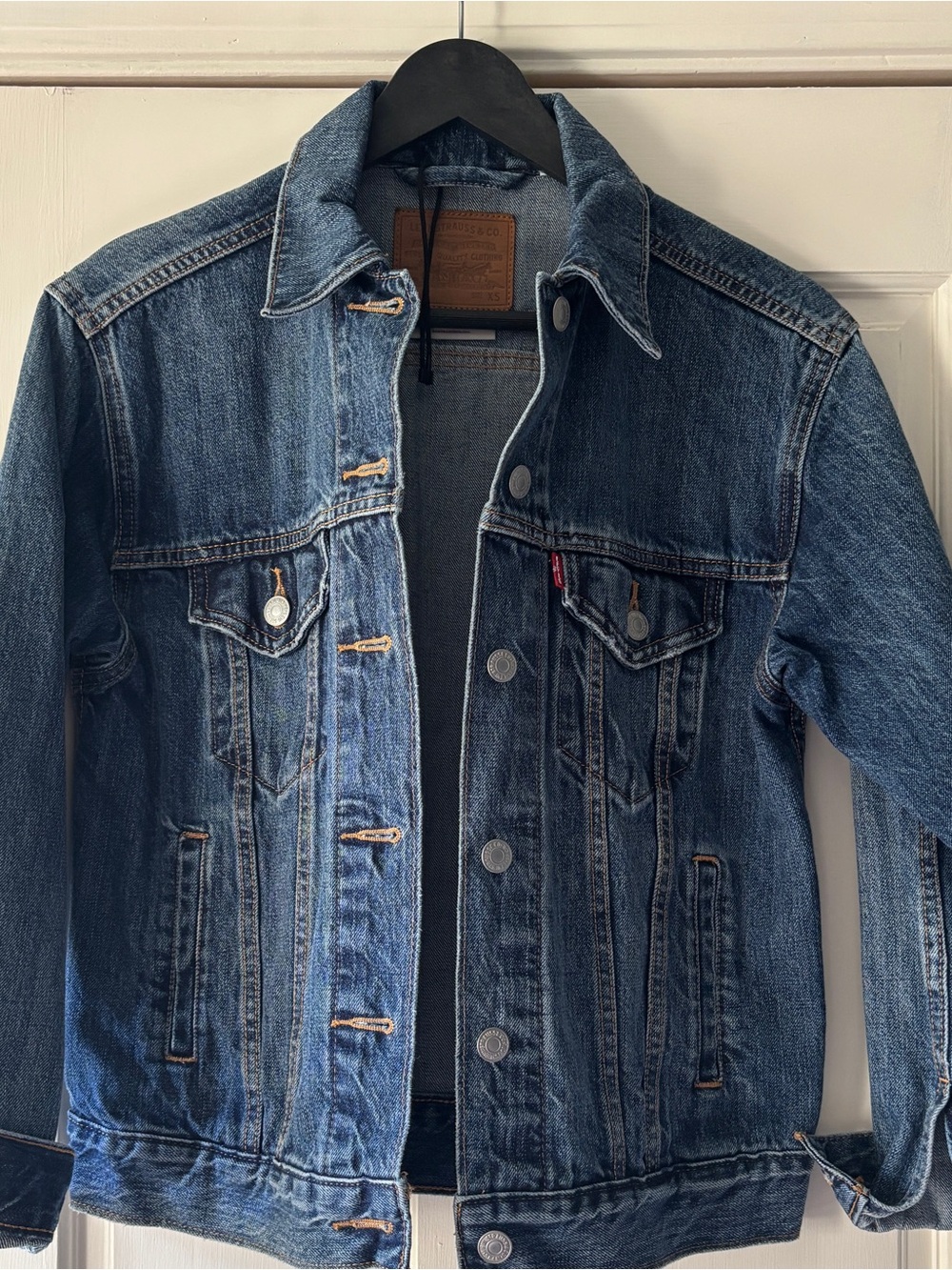 Levi's Premium Blue Denim Trucker Jacket XS